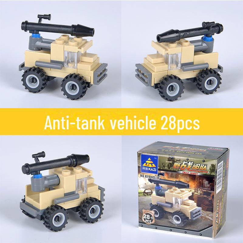 DIY Children's Building Blocks: Military, Construction, Aircraft & Fire Truck Set