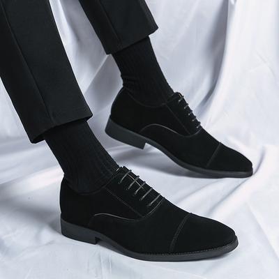 Marke Herren Modische Matte Leder Drei Gelenkspitze Business Kleid Lederschuhe Modische Herren Schnürschuhe Bräutigam Hochzeit