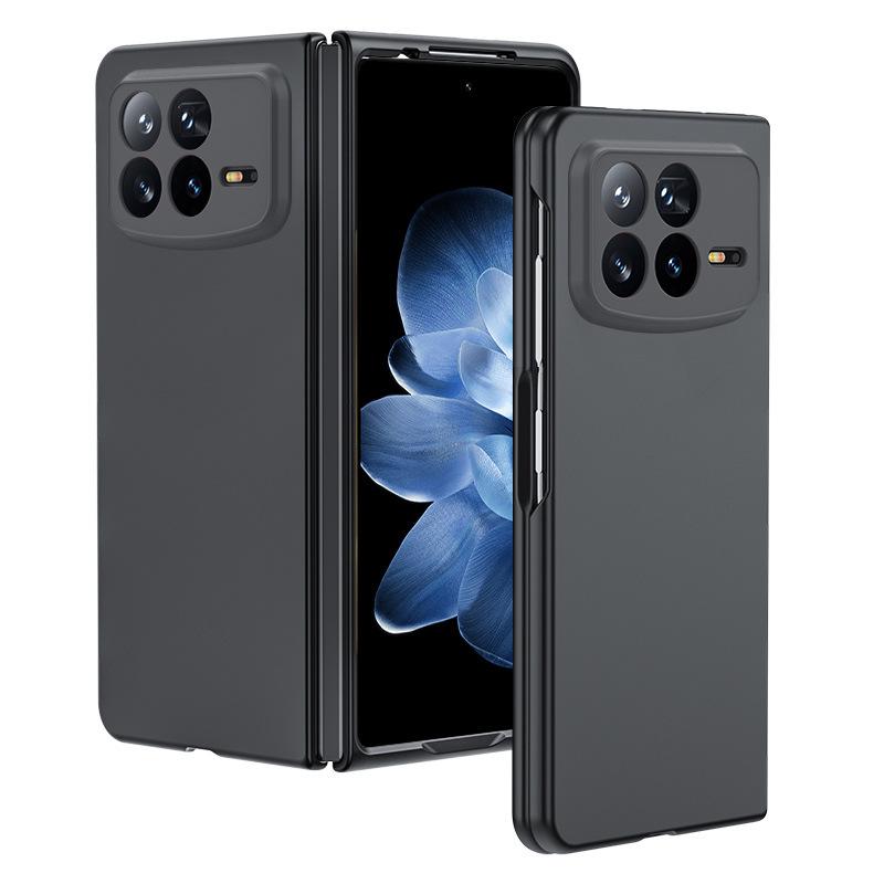 Applicable to Xiaomi MIXFold4 mobile phone case, matte skin feel oil injection all-inclusive Xiaomi bare metal feel protective case cover Xiaomi mixfold4 чёрный