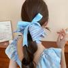 Korean Style Plaid Silk Ribbon Scrunchies Elastic Large Intestine Hair Ring  Friends