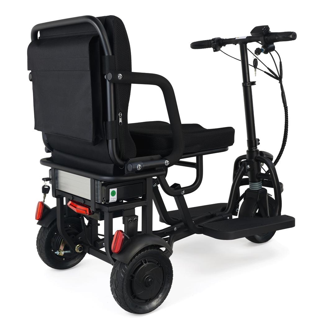 WEYRAL C36VT Safe Electric Riding Wheelchair 300W Motor 8AH Battery 15KM/H Max Speed Convenient Folding Electric Wheelchair