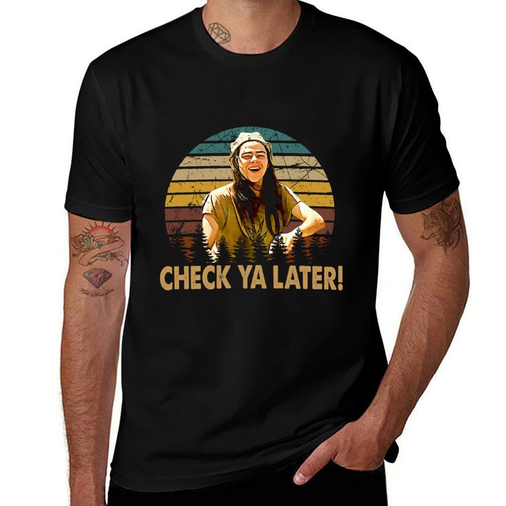Dazed And Confused Vintage Retro Check Ya Later T-Shirt T Shirt Unisex Casual T-Shirt