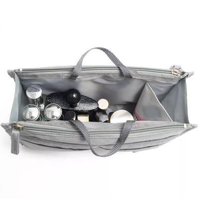 Durable Polyester Travel Toiletry Bag Large Capacity Double Zipper Cosmetic Bag Waterproof Bag Organizer Insert Bag