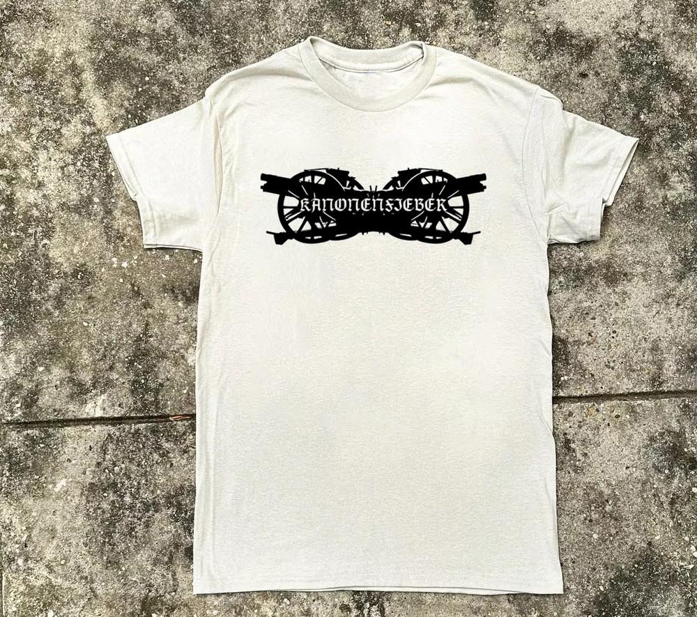 Kanonenfieber Band LOGO White Cotton Shirt Full size S5XL CS231 Unisex T-Shirt S