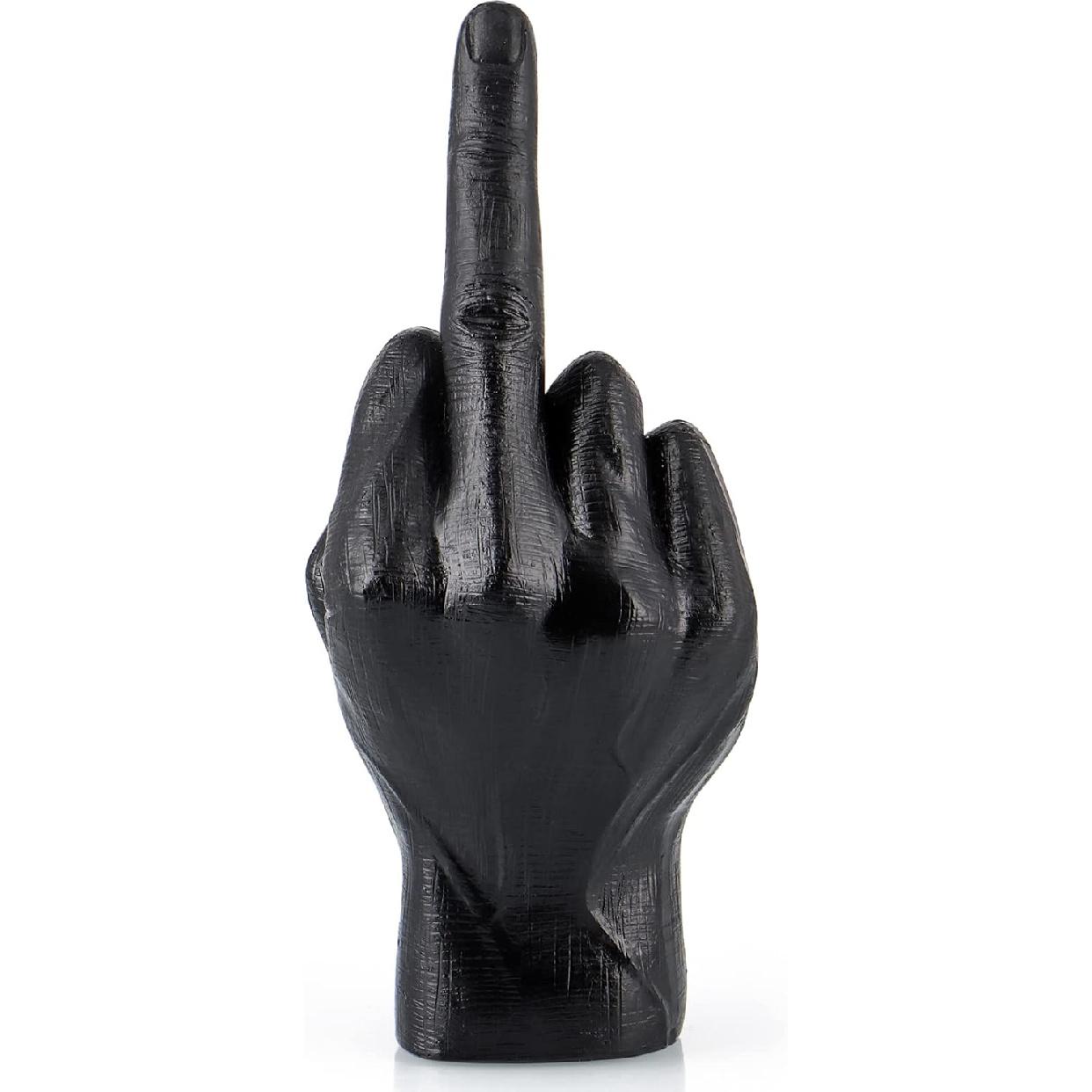 MOLIGOU Hand Gesture Desk Statues, Finger Sculpture Decor, Hand Statue Decor for Living Room, Shelf
