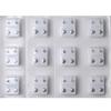 12 Pairs Steel Crystal Surgical Piercing Ear Stud Earrings for Piercing Gun Tool