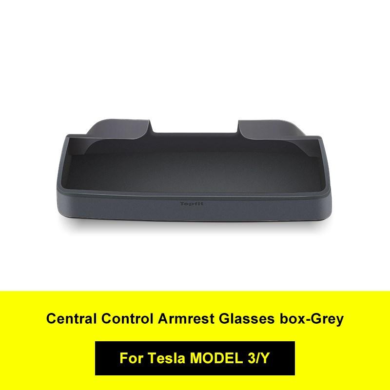 For Tesla Model 3 Model Y Accessories 2023 Central Control Armrest Box Phone Pocket Car Glasses Case Storage Tray Auto Parts Model 3 Y