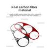 Real Soft Carbon Fiber Trim Sticker For Mercedes Benz SLK R170 1996 1997 1998 1999 2000 2001 2002 2003 Car Speedometer Frame