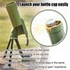 Mortar Style Beer Bottle Opener Creative Cap Launcher 330/500ML Eco-Friendly Bar Decor for Men Dad Camping Travel