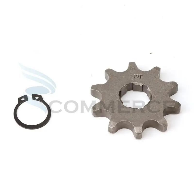 530# 20mm 10T-21T Teeth Front Engine Sprocket Chain With Locker Motorcycle Dirt Bike PitBike ATV Quad Buggy Motorcycle Parts