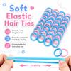 Soft Elastic Girls Hair Accessories Set Glitter Bow Girls Hair Bands  Kids Girls