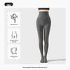Tall Women's Extra Long Compression Leggings - Anti-Roll Fleece Lined Tights for Autumn/Winter