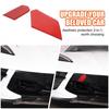 Red Carbon Fiber Car Door Radar Cover Trim Sticker For For Corvette C8 20-25