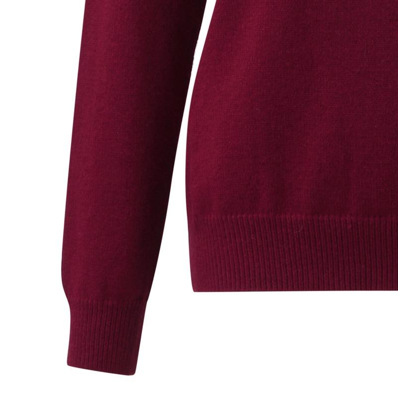 Women Long Sleeve V Neck Loose Knit Casual Pullover Sweater