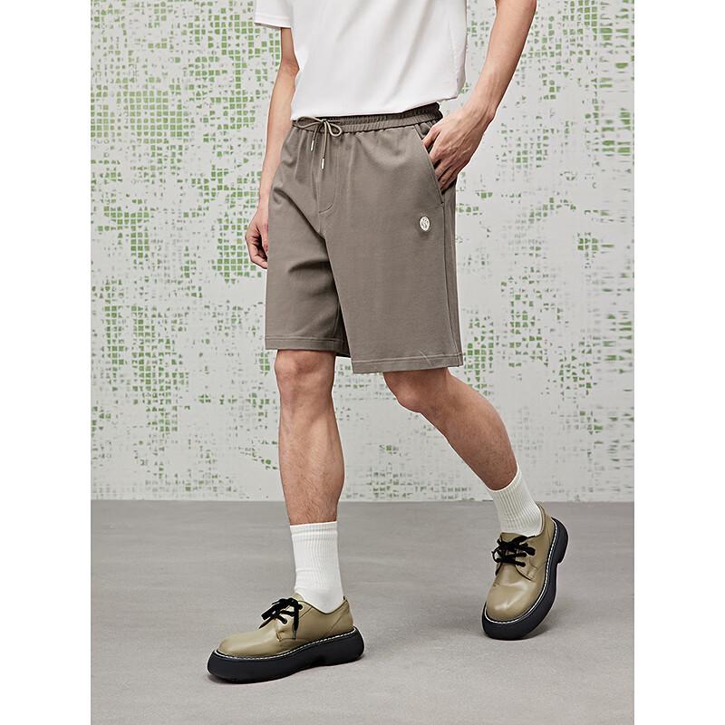 GXG Men's Textured Casual Mid-Thigh Shorts