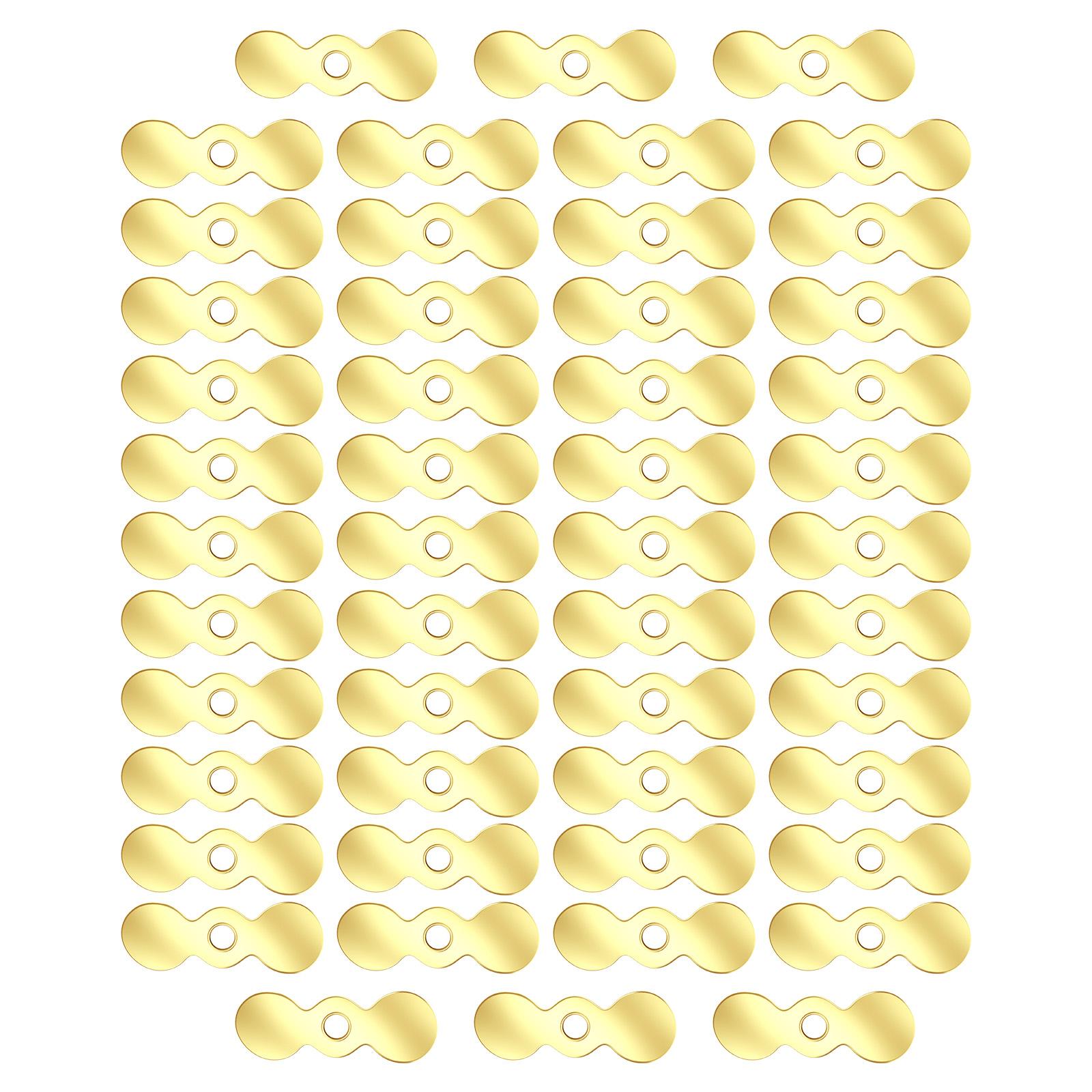 

50 шт. рыболовные винты лопасти приманки сменный винт муха поверхностные рыболовные приманки приманки рыболовные винты блестки L золотой