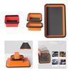 Foldable Magnetic Parts Tray Flexible Practical Multipurpose Silicone Magnetic Tool Tray for Nuts Small Metal Parts Screws Bolts
