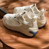 Anta Slip Resistant Abrasion Resistant Low top Casual Shoes Men's White Beige Blue 112518811-1