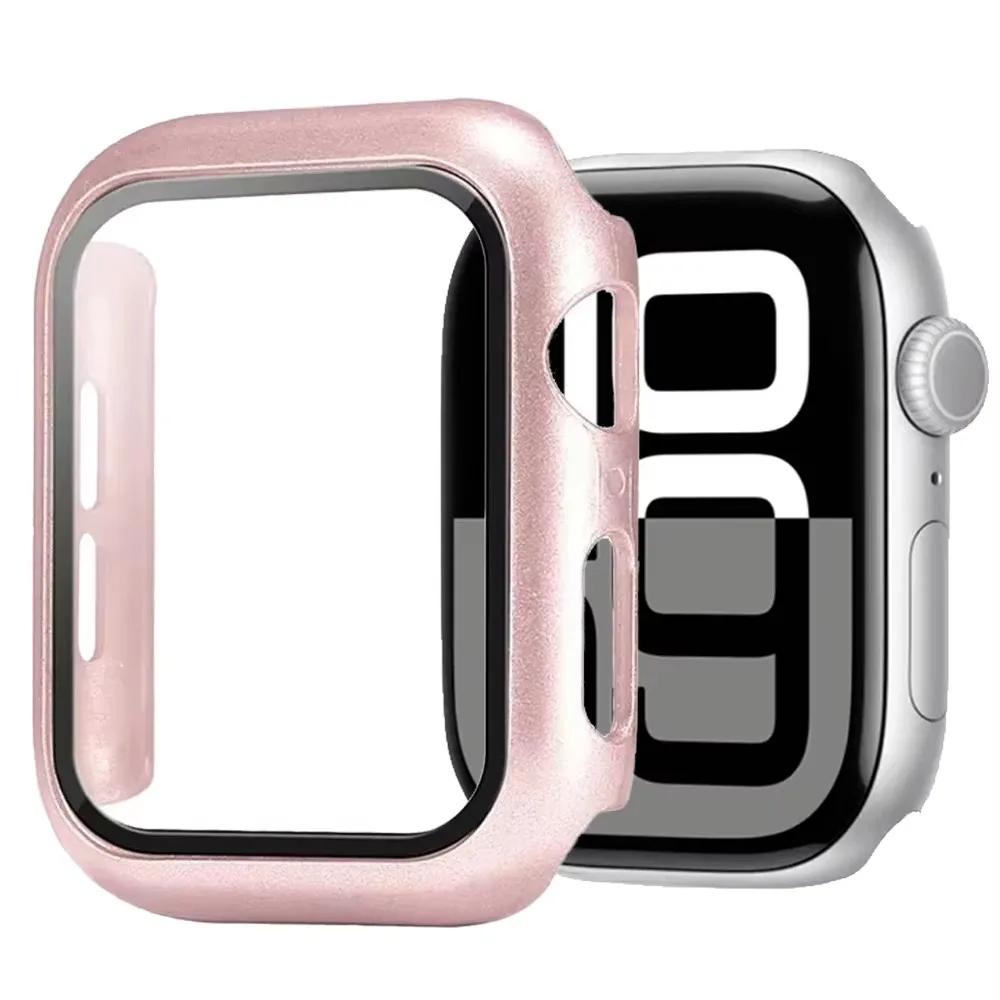 Tempered Glass+Cover For Apple Watch 11 10 46mm 42mm Ultra 3/2 49mm Screen Protector Case iWatch Series 9 8 7 6 5SE 45mm 44 40mm