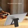 Portable Slim Phone Stand Holder Folding Plastic Pad Stand Bracket Silicone Bottom Desktop Phone Holder For