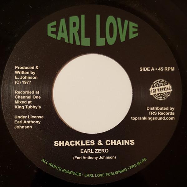 

7inch Record EARL ZERO KING TUBBY THE SOUL S Shackles Chains Shackles Chai TRSEL1 Earl Love 2017 Europe Reggae Ska Dub Used