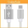 Cabo Cordão USB-C Tipo-C 3.1 para Sincronização de Dados e Carregamento de Nylon Trançado Forte Durável e Estiloso