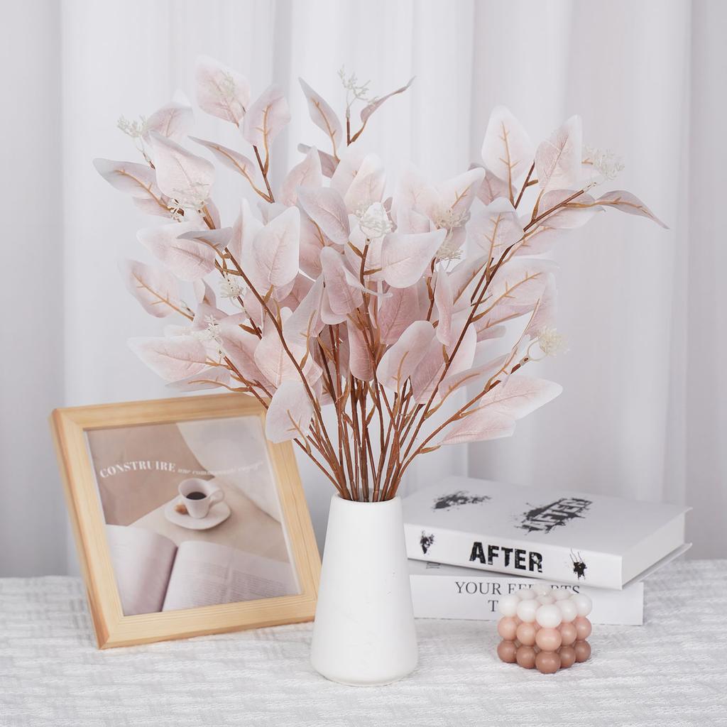 1PC Artificial Eucalyptus Leaves Simulation Plant Garden Home Wedding Desktop Party Decoration