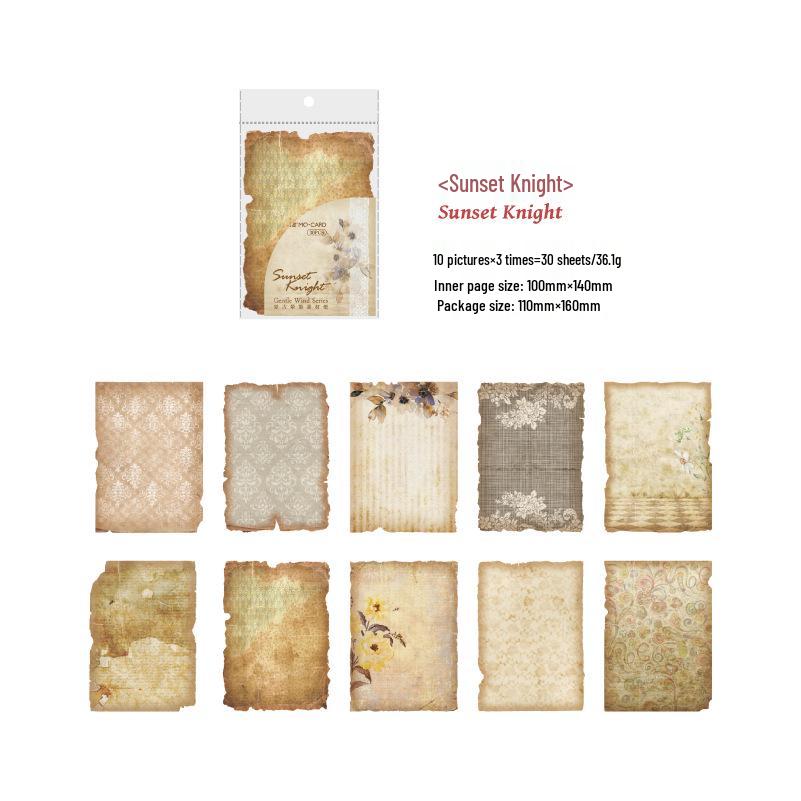 

Папір з градієнтом у стилі ретро Momo Набір для DIY фону журналу - Серія Легкий вітер (8 Дизайнів)