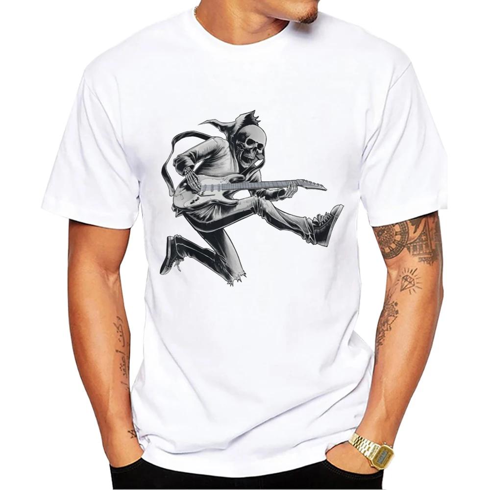 TEEHUB Vintage Guitar Perfect Musician Printed Men T-Shirt Short Sleeve Street Tshirts Funny T Shirts Cool Essential Tee