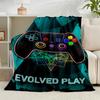 1PC Colorful Gaming Adventure Flannel Blanket Gift, Suitable for Both Men And Women, Soft Ideal for Beds And Sofa, Birthday Or Christmas Gift