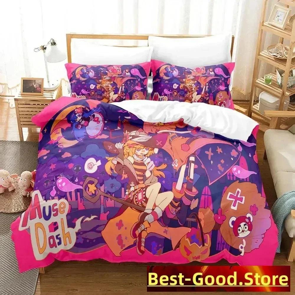 Comforter Home Living Muse Dash Bedding Set Single Twin Full Queen King Size Bed Set Adult Kid Bedroom S 3D Print Anime Bed