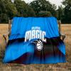 Orlando Magic Flannel Blanket, Use for Birthday/Holiday Gift, Soft Blanket for Sofa/Bed/Camping/Office/Tourism Use,All Seasons