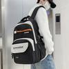 Contrasting Color Large-capacity Schoolbag Trendy Versatile Travel Computer Backpack Lightweight Unisex Casual Backpack