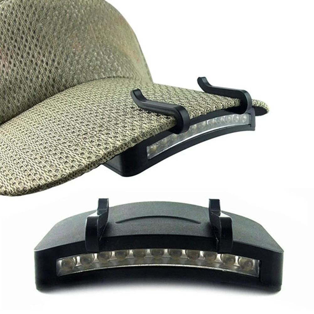 1 Stück Superhelle LED Stirnlampe Clip für Kappe Hut Taschenlampe für Outdoor Angeln Camping Jagd