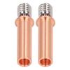 2Pcs Nozzle Throat Bimetal Heat Break Heatbreak Tube M6 3D Printer Accessory for CR 6 SE