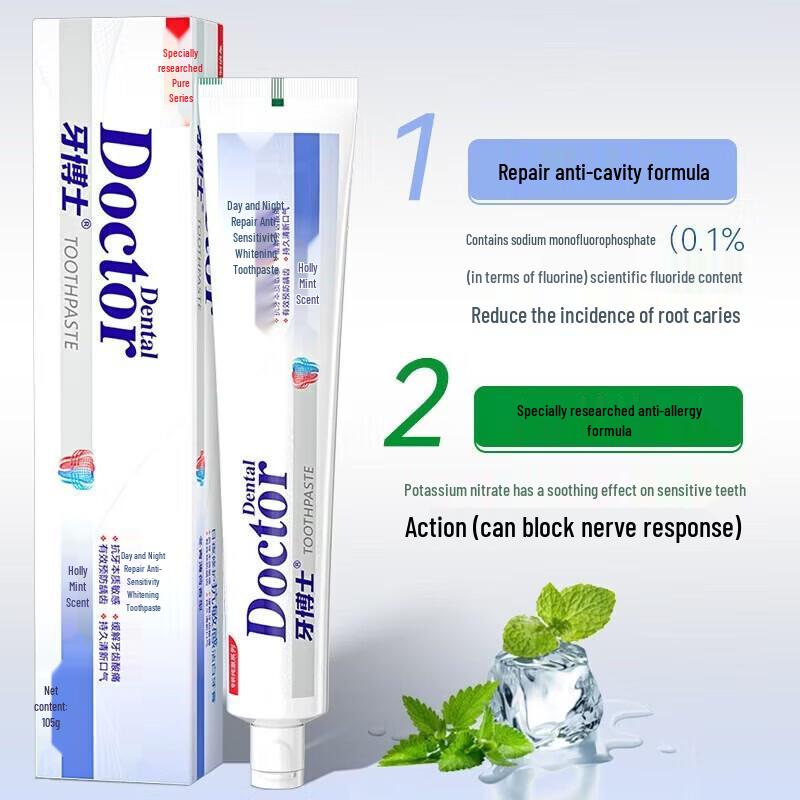Dr. Tooth Day & Night Repair Anti-Sensitivity Whitening Toothpaste