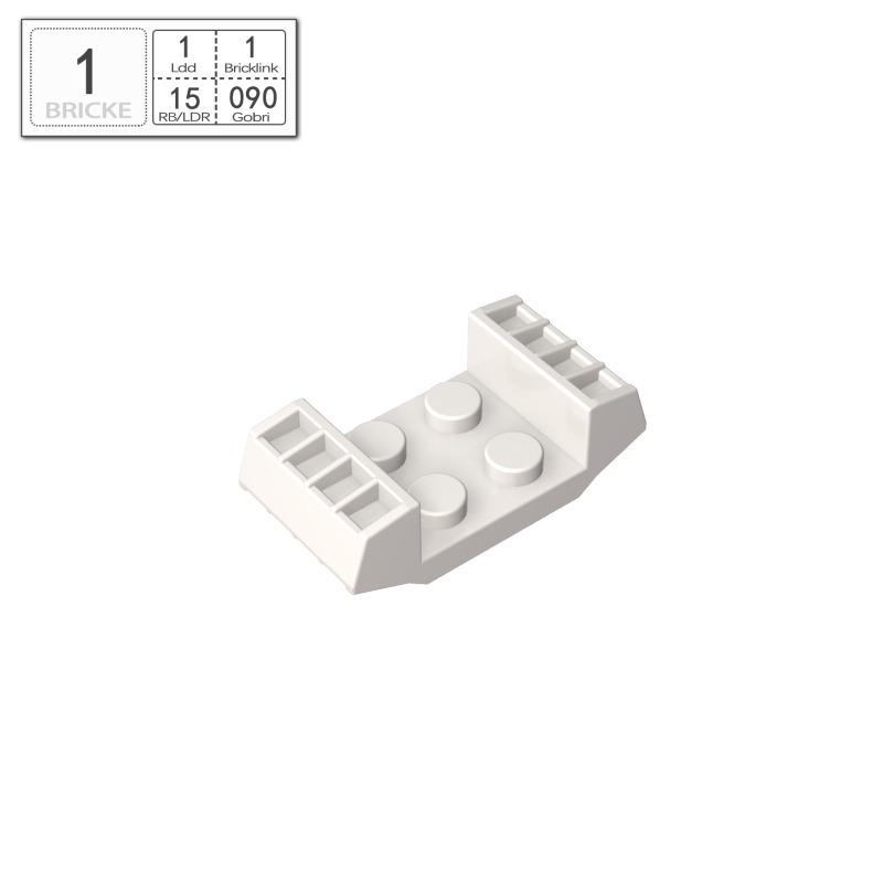 BRICKE 41862 2x2 Grille Vent Plate-Compatible with LEGO 35 pieces