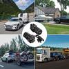 Trailer Plug Adapter 7 Way Round To 4 And 5 Flat Blade Trailer Connector Plug,7 To 5 Pin And 4 Pin Trailer Plug Adaptor 2-In-1 Design