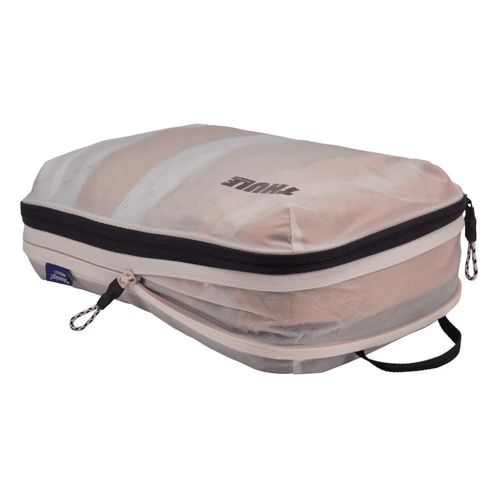 THULE Compression Packing Cube Medium Case - Durable, Water-Repellent, Holds Approximately 10 T-Shirts - 3204859 White