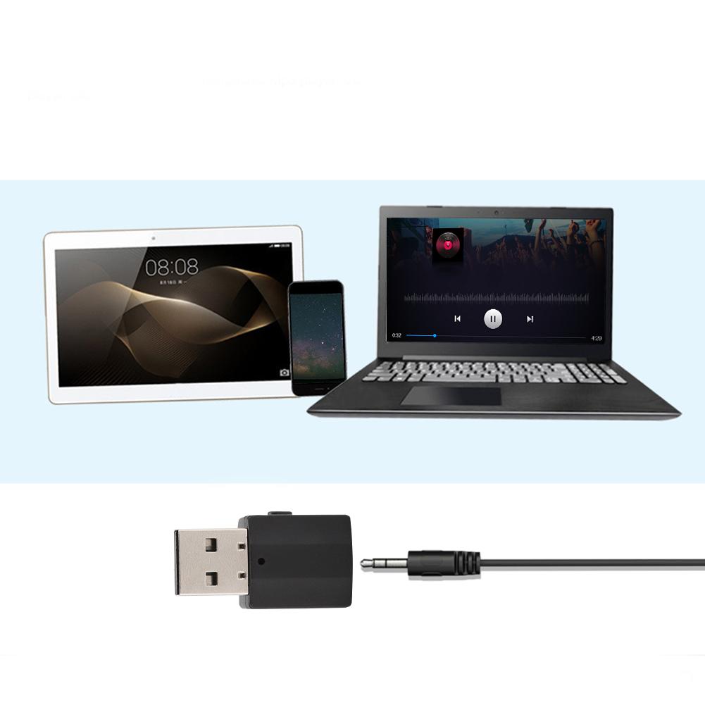Universal USB Portable Bluetooth 5.0 Wireless Audio Transmitter Receiver 2 In 1 Adapter