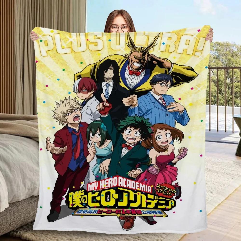 Luxury Blankets & Throws My Hero Academia Fluffy Plaid Funny Blanket Bed Blanket 150cm X 200cm Blankets Sofa Decoration Cobija