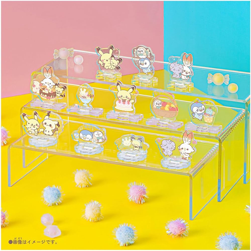 Pokemon Pokepeace Mini Acrylic Stand Peaceful Life Box Collectible Figure