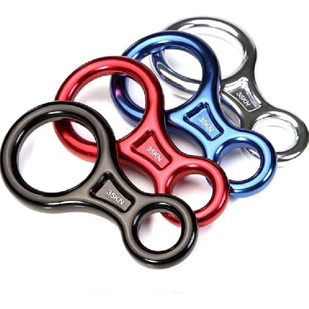 CdyBox 35KN Super 8 Belay Device Titan Figure 8 Descender for Climbing