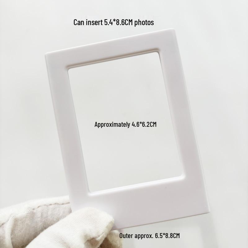 Instax Magnetic 3-inch Photo Frame & Decorative Refrigerator Pegboard Sticker Set