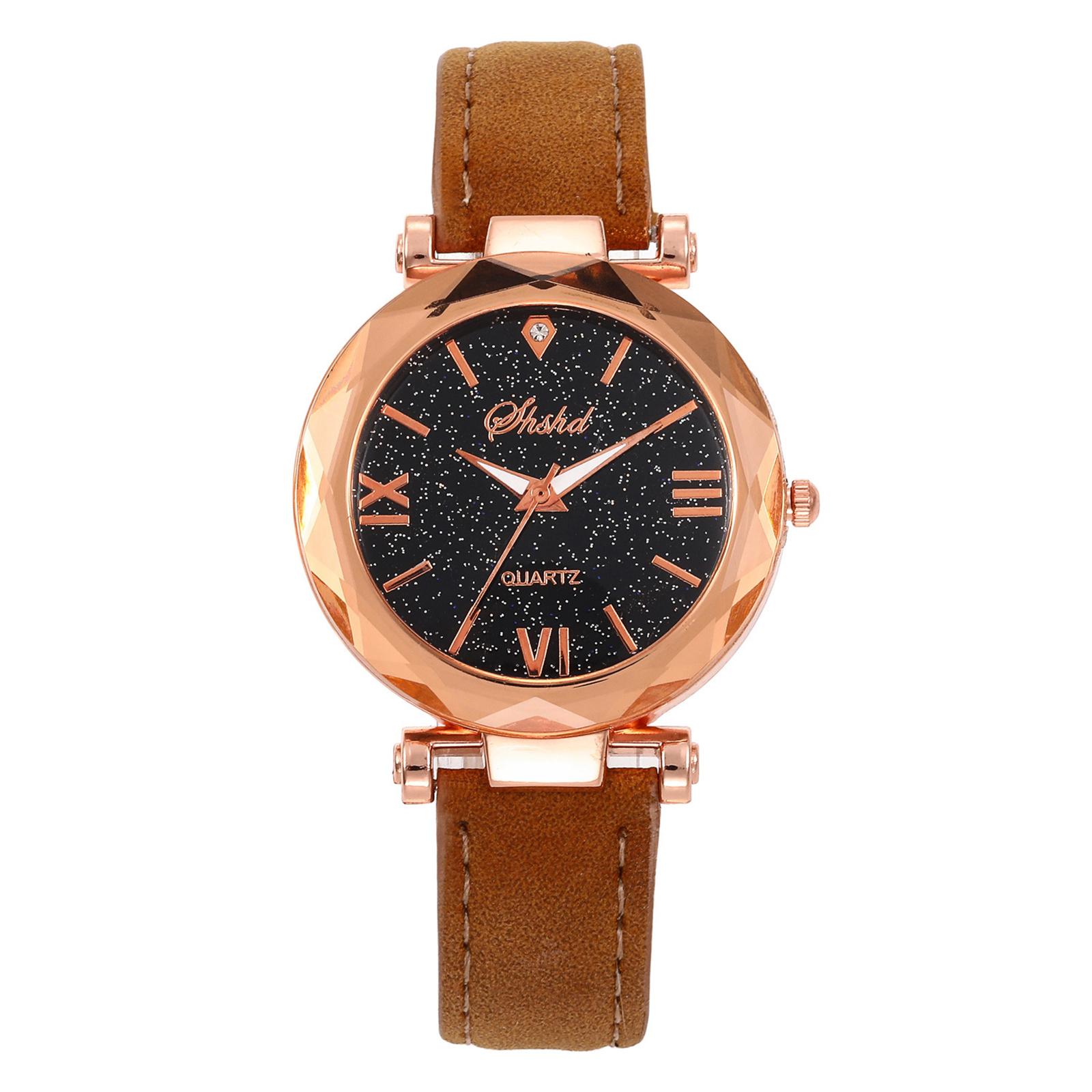 

Женские модные кожаные часы One Size