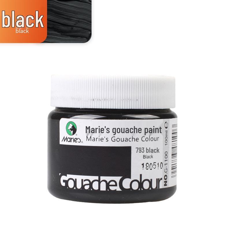 Mali Afwasbare Gouache Verf 100ml - Handgeschilderde Kleuren voor Kinderen en Studenten