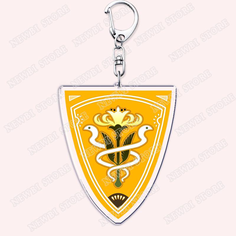 Hot Game Keychains for Accessories Bag FFXIV Samurai Red Black Mage Summoner Gunbreaker Dancer Keyrings Machinist Fans Gifts