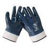 Xuan He Wear-Resistant Nitrile Rubber Blue Flocking Gloves for Cutting Protection