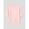 8SECONDS Hairy Short Sleeve Round Neck Pullover Light Pink
