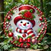 Vintage Snowman Metal Wall Art Sign for Bar Cafe Club Room Decor